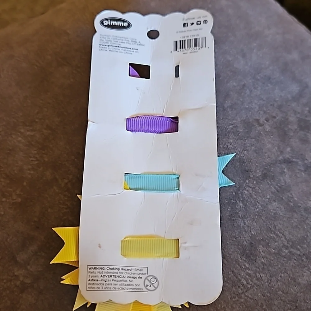 3/$30 GIMME Coquette Hair Bow Clips